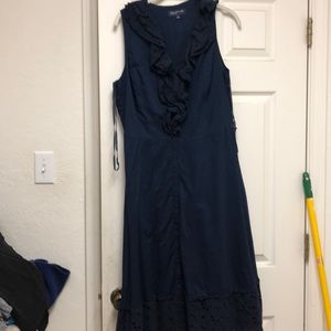 Blue Jones New York dress with eyelet detailing